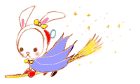 空飛ぶ魔女うさぎ
